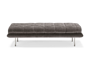 MUZZLE - Upholstered fabric bench by Max Divani - view 2